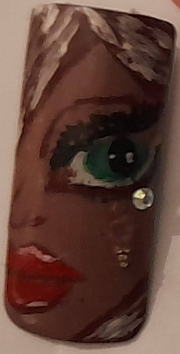 Mit første Micro painting forsøg.