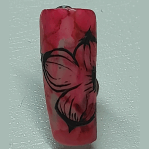 Blomster negle håndmalet